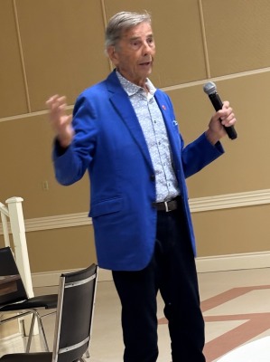 Guest speaker Norm Douglas